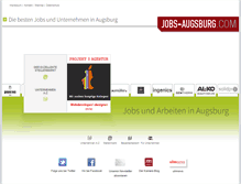 Tablet Screenshot of jobs-augsburg.com